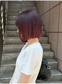 ボブヘア[表参道/原宿/ダブルカラー/ケアブリーチ/縮毛矯正]