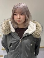 ゼスト フィーノ(ZEST fino)&nbsp;立川/ハイトーンボブ/ボブレイヤー/ホワイト/ブロンド