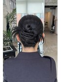 池袋　カチモリヘア　ヘアセット　結婚式　お呼ばれヘア