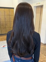 ヘアーアイスカルテット(HAIR ICI QUARTET)&nbsp;ブリーチなしカラー◎ブラウン夏カラー透明感レイヤー
