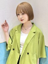 ロンド レイ 立川(Lond Ray) レイヤーボブ/ミルクティーベージュ/髪質改善/顔周り/立川
