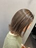カット+艶カラー+カシミヤトリートメント+プレミアムSPA ¥14500