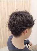 ショートマッシュパーマ