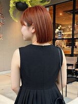 ラソ プエルト(LAZO puerto)&nbsp;レッドブラウン切りっぱなしボブ【金剛】