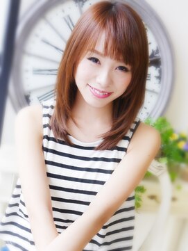 ヘア ジュレ ドゥ(hair jurer deux) 【ヘアジュレドゥ 松田】 艶ナチュラルなストレートミディ☆