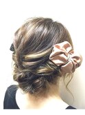 結婚式&パーティーヘアセット