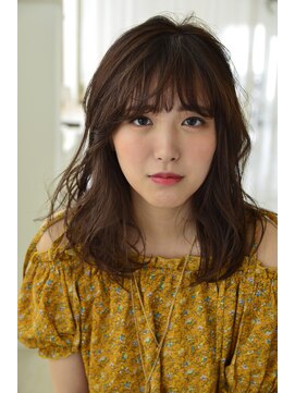 アドラーブル 長岡リップス旭岡店(adorable) 大人可愛い無造作Cカーブ★ブランジュでツヤ感プラス