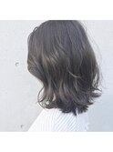 小顔外ハネボブ×ハイライトカラー×セミウェットウェーブ