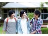 ※学生証要確認【学割U24】専門、大学、学院生　カット+眉毛メンテナンス
