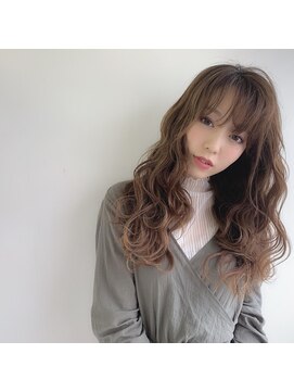 チェレ ロッソ 金剛店(Chere rosso) ゆるふわブラウンベージュ×糸ハイライト