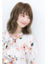 カバーヘア ブリス 上尾西口店(COVER HAIR bliss) 抜け感演出無造作カールの小顔ルーズセミディZ上尾20代30代40代