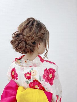 グランルッソ 岡山駅前(GRAN LUSSO) 浴衣着付け＆ヘアアレンジ