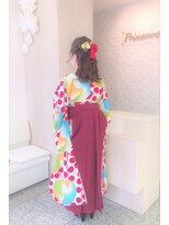 プリマベーラ(Primavera) 卒業式ヘアセット・はかま着付け 13