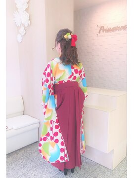 プリマベーラ(Primavera) 卒業式ヘアセット・はかま着付け 13