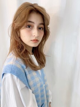 マグノリア オモテサンドウ(MAGNOLiA Omotesando) 顔周りのウェーブが決め手！ゆったりラフパーマ♪・・・担当KAYO