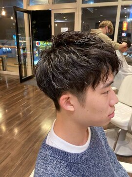 スカイ セカンド(SKY second) 自分でスタイリング楽々パーマ【理容室　橋本　相模原】