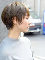 シャロン(SHARON)&nbsp;【SHARON原宿】ショートスタイル×カーキーベージュ