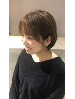 パルタジェ(partager) どのアングルもきれいな前下がり丸みショート