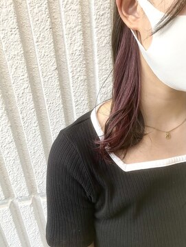 ネオリーブカップ 町田店(Neolive capu) イヤリングカラー＊韓国風スタイル/ピンクラベンダーカラー