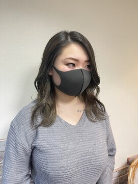 ルフレ 新宿本店1st(Reflet) 《ナチュラルバレイヤージュ》#新宿#新宿三丁目#髪質改善