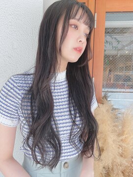 ルービック 和歌山(Rubik's) ブルーブラック/デジタルパーマ/大人可愛い