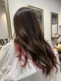 ヘアー グリーン(hair green) インナーカラーでイメチェン！