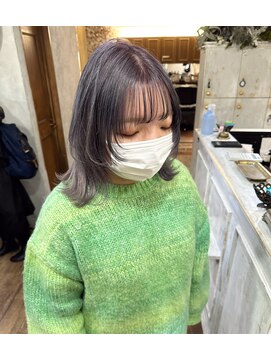 ニコ(nico...) シルバーラベンダーボブ