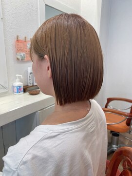 ヘアデザイン フィーカ 津留店(hair Design fika.) 切りっぱなしボブ