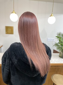 シエン 恵比寿(CIEN) ケアブリーチ/ハイトーンロング/レイヤーカット/オレンジカラー