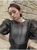 三軒茶屋_レディース_ミディアム_外ハネ_ボブ_ウェット_オイル