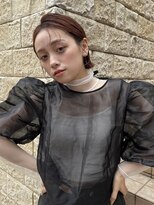 アース 三軒茶屋店(HAIR&MAKE EARTH) 三軒茶屋_レディース_ミディアム_外ハネ_ボブ_ウェット_オイル