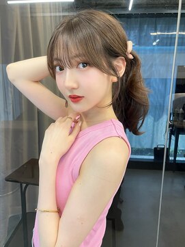 アリュウル 表参道(ALLURE) 結んで可愛いお顔周りカット