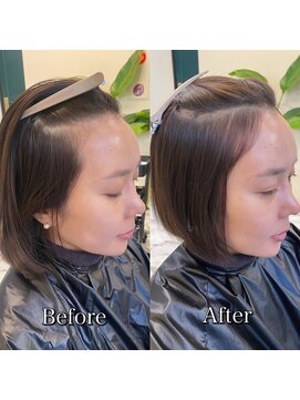 ソラ 表参道(SORA) 韓国発！チャンモリパーマ！うぶ毛を作る施術。