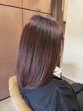 穀雨(Kokuu) ミディアム×ピンクブラウン