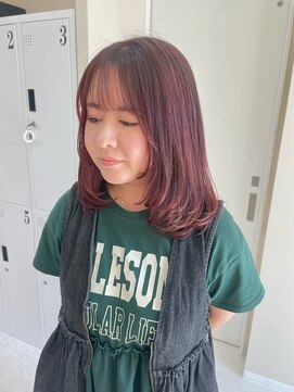 エトレ(ETRE) レイヤーカット×ピンクカラー