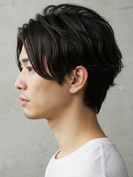 カフカヘア 吉祥寺店(kafka hair) メンズ、スパイキーショート、ニュアンスパーマ、ツーブロック