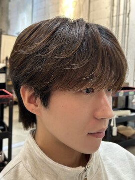 ノラギンザユー(NORA GINZA/U) シースルーマッシュカルマパーマニュアンスパーマ韓国ヘア