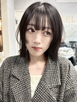 ジィルム(XELM)&nbsp;ハイライトカラーミルクティーベージュレイヤーカット