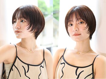 エムスラッシュ アヴェダ 自由が丘(M.SLASH AVEDA)の写真/自由が丘◆柔らかなフォルム&質感にこだわった女性らしいおしゃれなショートやボブが人気◎