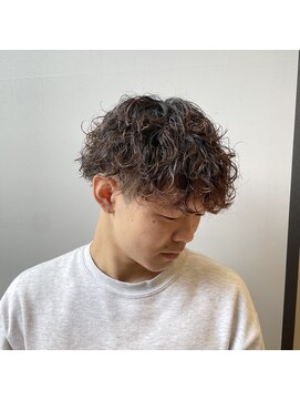 アース 名駅店(HAIR&MAKE EARTH) メンズモテヘア 波巻きパーマ 波巻きスパイラル
