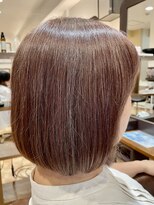 アイニ 河内小阪店(aini)&nbsp;白髪ぼかしカラー白髪ぼかしハイライト大人ショート30、40、50代