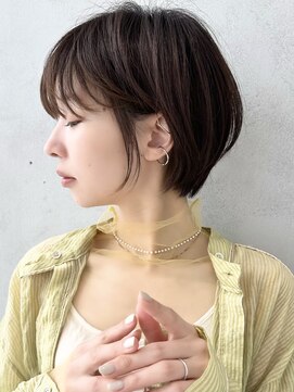 セイドット リー(Say. Ree) Say.ヘーゼルグレージュ暗めカラーオリーブグレーくびれレイヤー