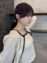 サラ 天神大名店(SARA) 【天神/大名】ディープラベンダー/ラベンダー/流れる顔周り