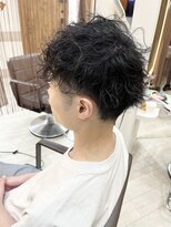 フゥカ 類家店(fuka)&nbsp;八戸メンズパーマ　ツイストスパイラル　ツイスパ　20代30代40代