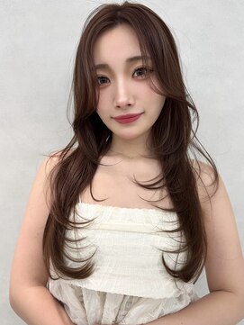 エジョン 三鷹店(Aejon) 三鷹レイヤーカット韓国ダブルカラー顔周り前髪カットボブ