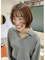 エダメ(EDAME)&nbsp;【小顔・顔まわり】ニュアンスショートボブ