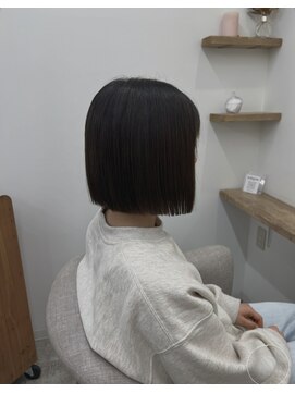 シアエミュー 新越谷店(SHEER emu) 切りっぱなしボブ【新越谷・南越谷】