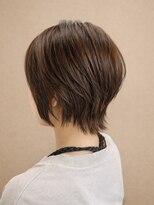 クオリス 上福岡店(QUALIS) 髪質改善艶カラー大人ショートボブレイヤーウルフくびれ外ハネ