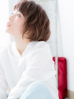 アルバハナレ 横浜(αlba HANARE)&nbsp;関内/髪質改善/ピンクベージュ!オン眉マッシュウルフボブパーマp