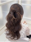 【さりぽぽ】人気No.１カチモリハーフアップ